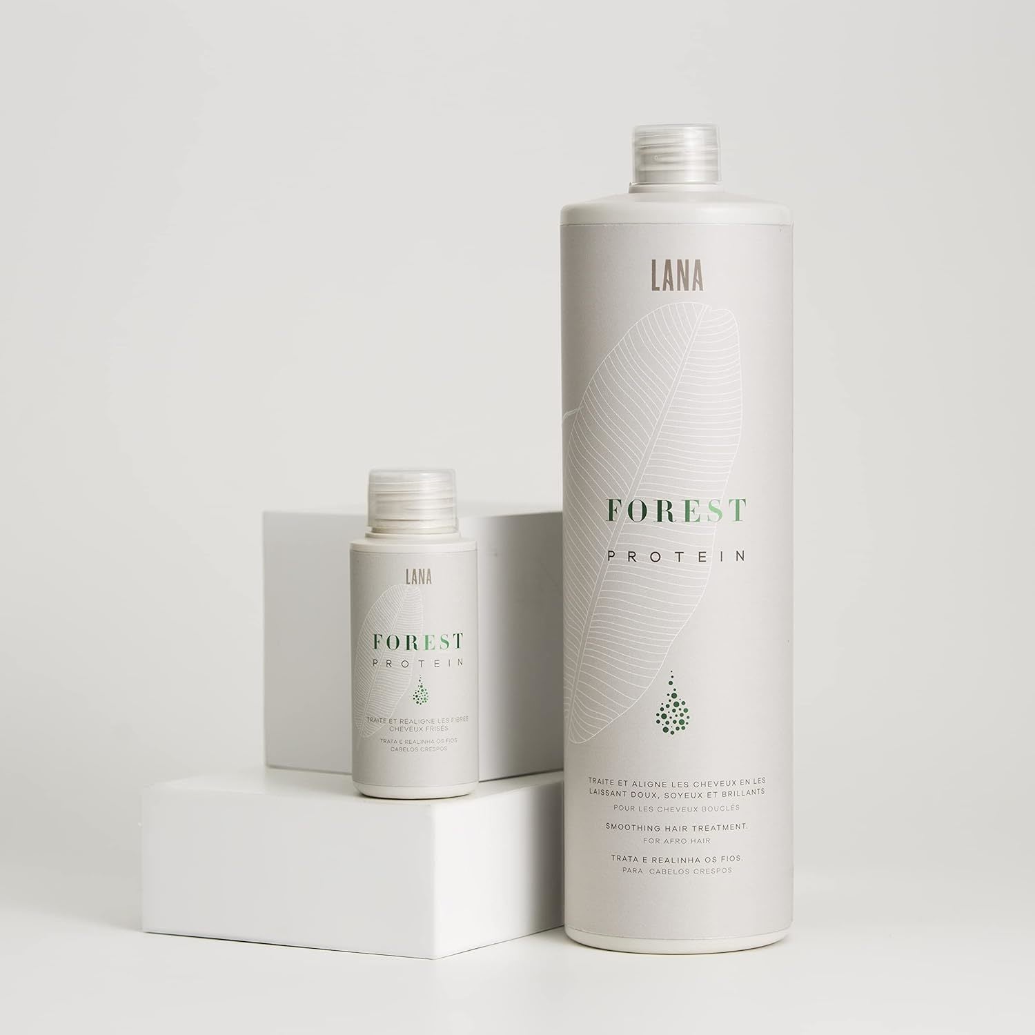 Lana Brasiles | Forest Protein Smoothing Hair Treatment For Afro Hair | Intense And Shiny Smooth Hair | 1000 ml / 33.8 fl.oz.