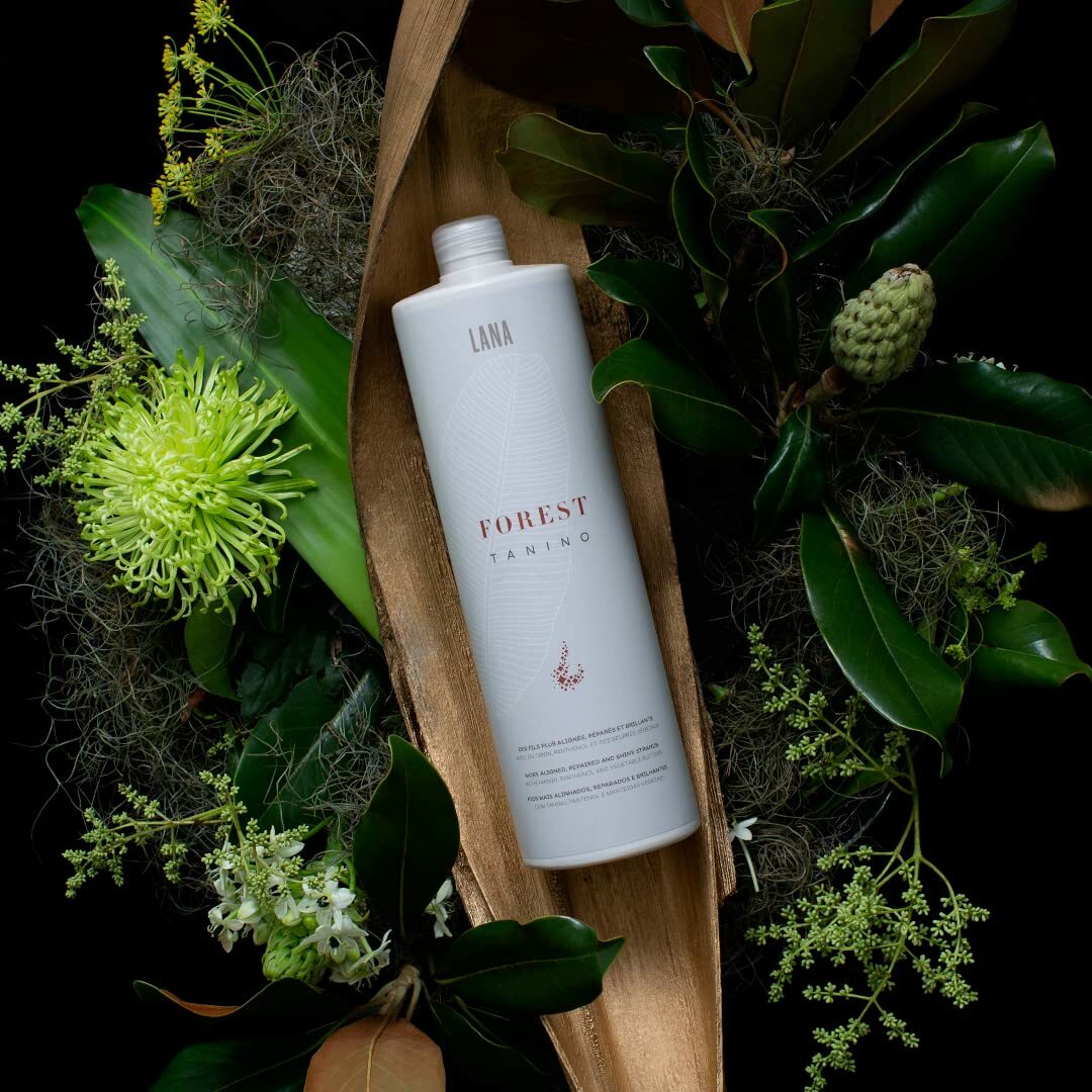 Lana Brasiles, Forest Tanino Smoothing Hair Treatment, All Hair Types, Smooth And Natural, 1000 ml / 33.8 fl.oz