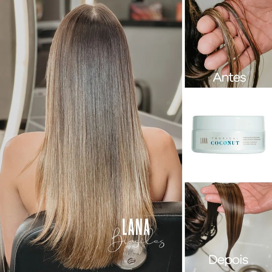 Tropical Coconut Smoothing Hair Treatment 1L + Hair Mask 500g