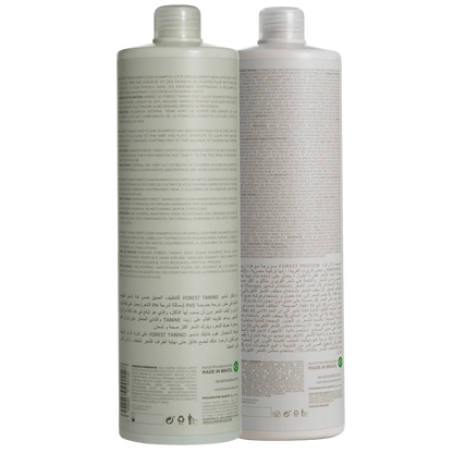 Forest Tanino Duo Deep Clean Shampoo And Smoothing Hair Treatment + Hair Mask 500g
