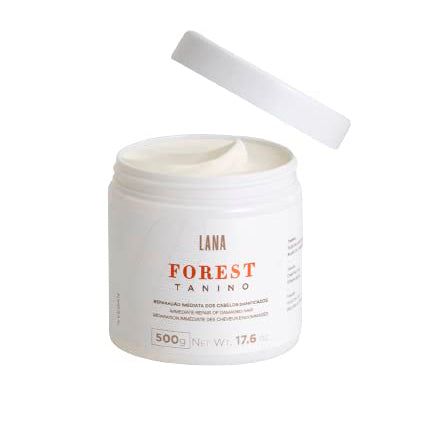 Lana Brasiles | Forest Tanino Repair Mask | Immediate Repair Of Damaged Hair | (500 gr / 17.6 oz.)