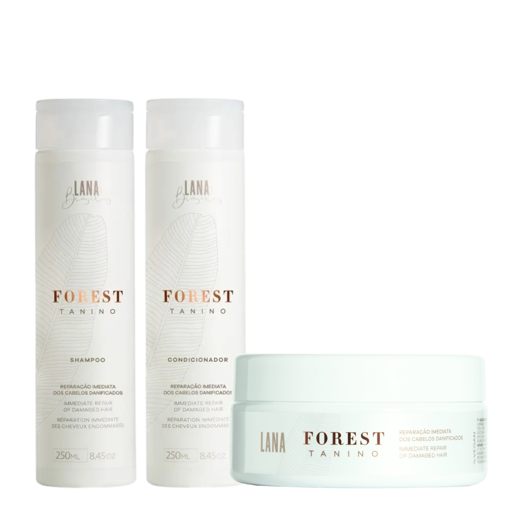 Lana Brasiles, Forest Tanino Home Care Kit, 2x250ml + 200g