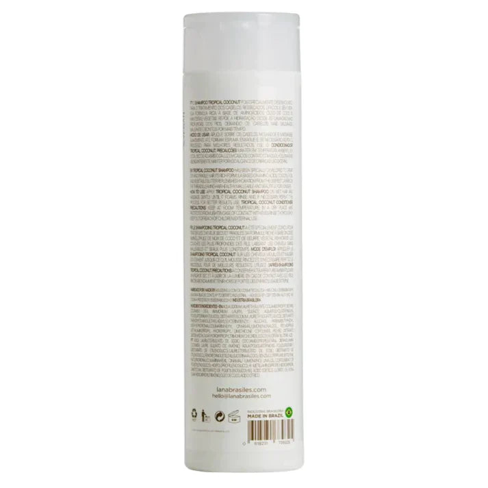 Lana Brasiles, Tropical Coconut, Shampoo For Hair, 250ml